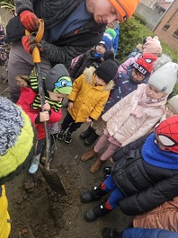 Spotkanie z ogrodnikiem w przedszkolu